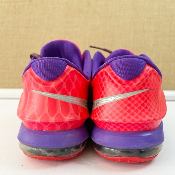 Nike KD 7 GS Color: Hyper Punch/Hyper Grape-Magnet Grey Size 7 Youth - Picture 6 of 13